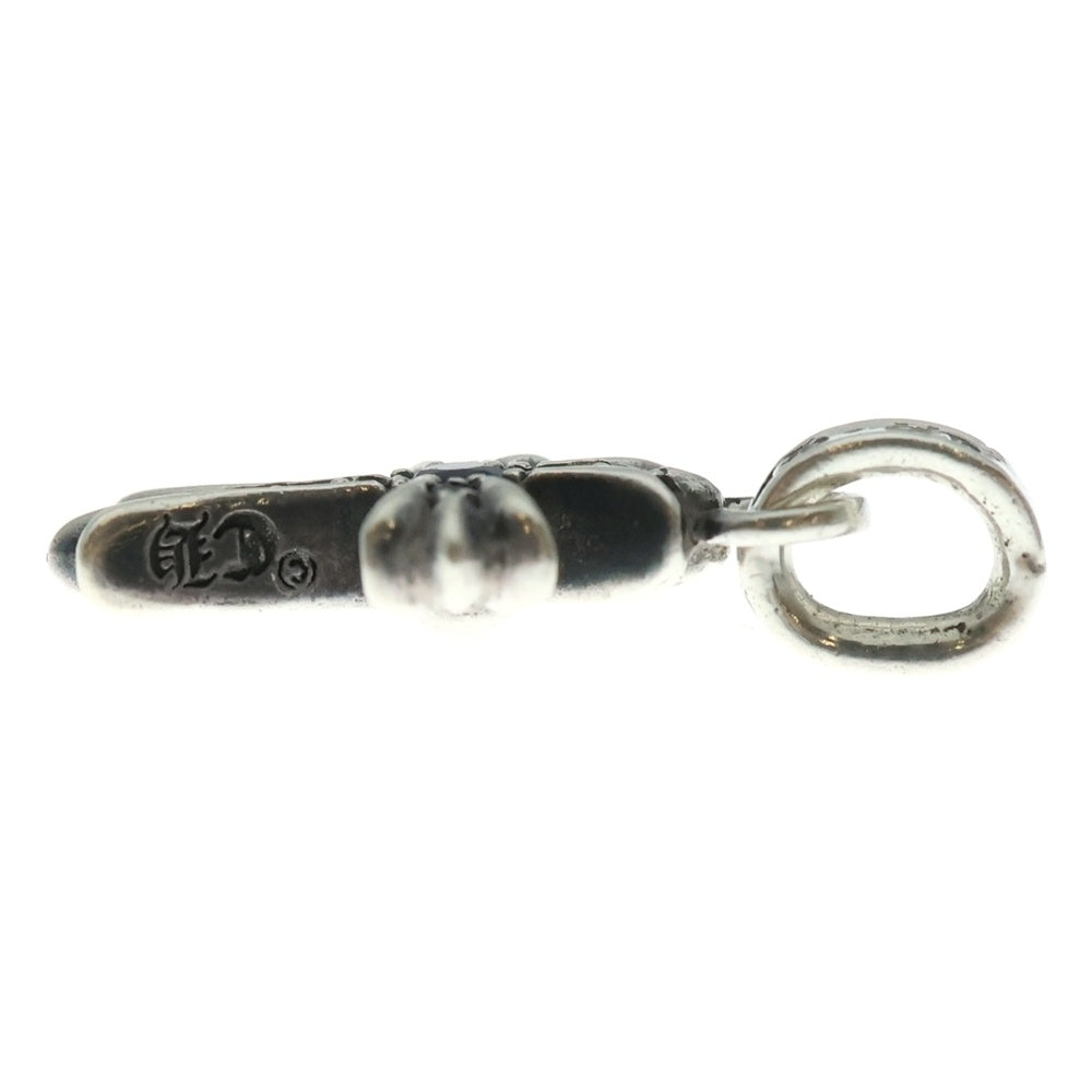 CHROME HEARTS(クロムハーツ) CRS BBYFAT P SAP ベイビーファットクロス PAVEサファイア ペンダントトップ シルバー BCA236