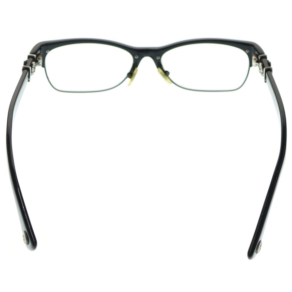 CHROME HEARTS(クロムハーツ) LOVE GLOVE フレアモチーフ アイウェア 眼鏡 ブラック/シルバー