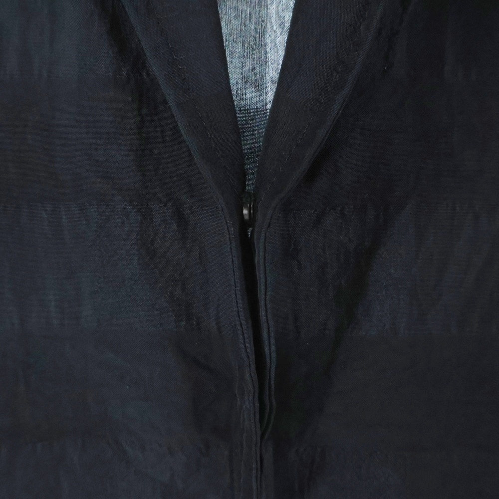 Y's(ワイズ) チェック柄シアージャケット ブラック レディース YL-J28-218