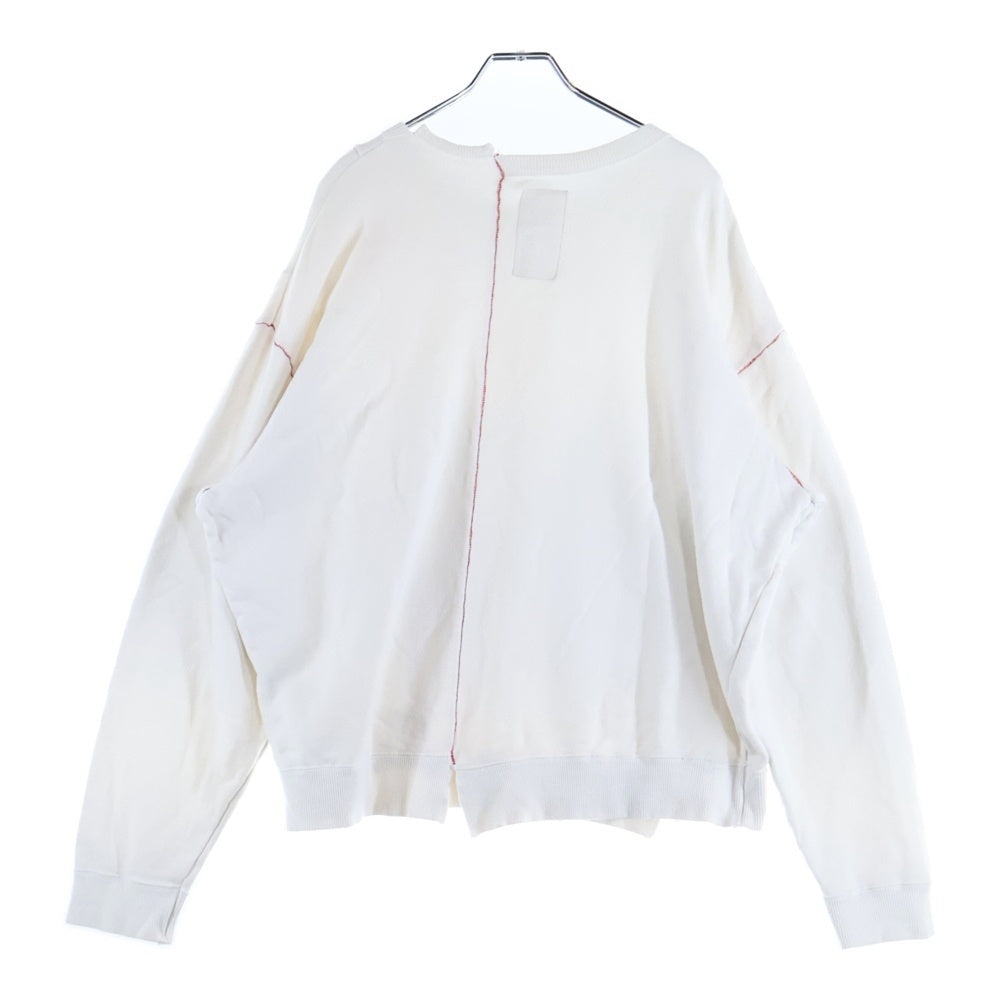 KURO(クロ) REMAKE CREW NECK リメイク クルーネックスウェット トレーナー ホワイト レディース 963417