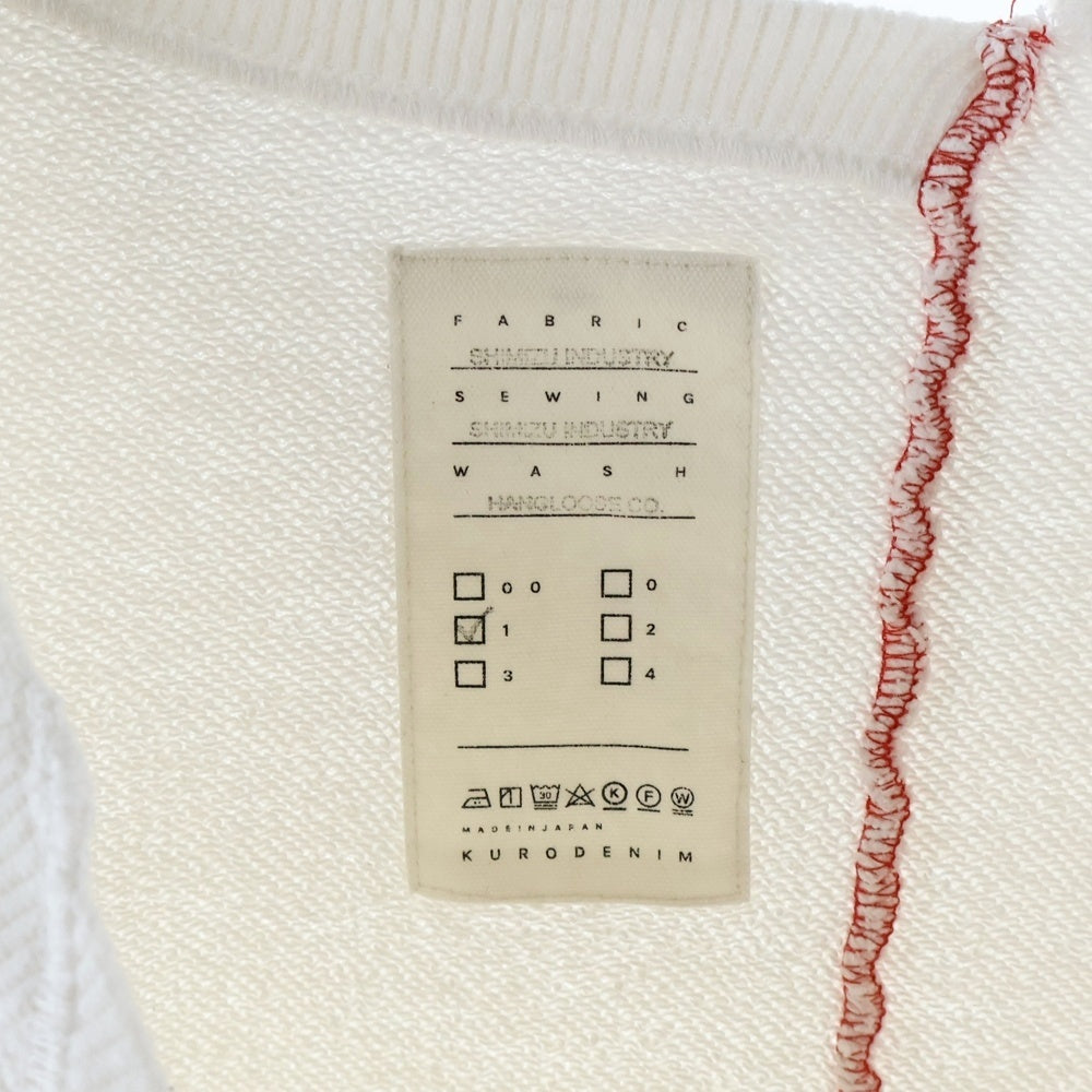 KURO(クロ) REMAKE CREW NECK リメイク クルーネックスウェット トレーナー ホワイト レディース 963417