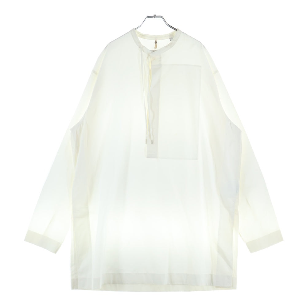 OAMC(オーエーエムシー) SALISH shirt ロングシャツ バンドカラーシャツ ホワイト レディース OAMP600260