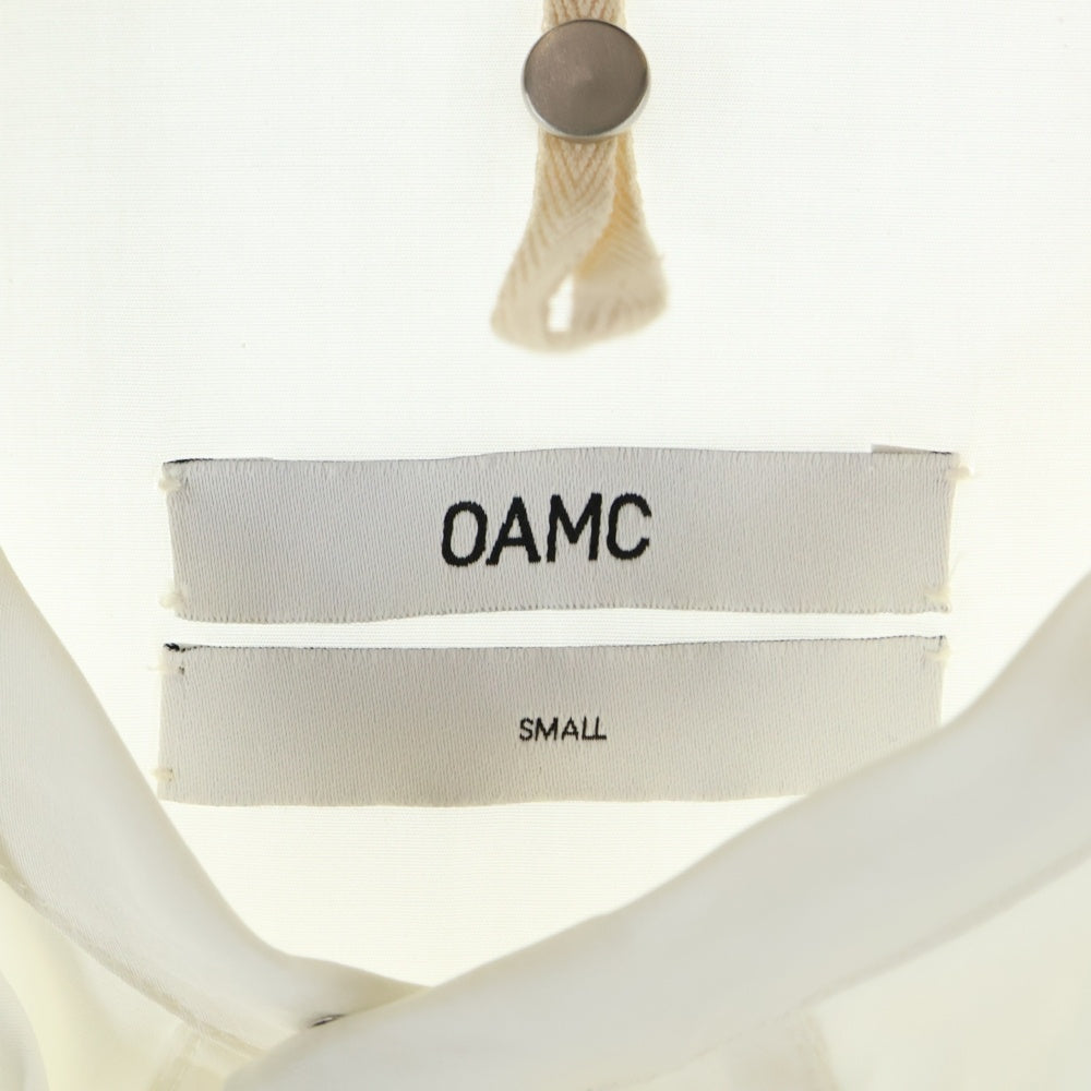 OAMC(オーエーエムシー) SALISH shirt ロングシャツ バンドカラーシャツ ホワイト レディース OAMP600260