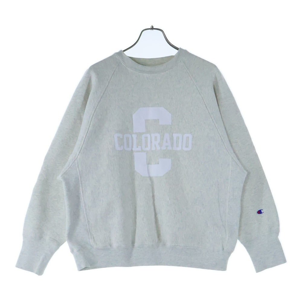 CHAMPION(チャンピオン) COLORADO 裏起毛 ドルマンスリーブ クルーネックスウェット トレーナー ホワイト レディース CWSY009