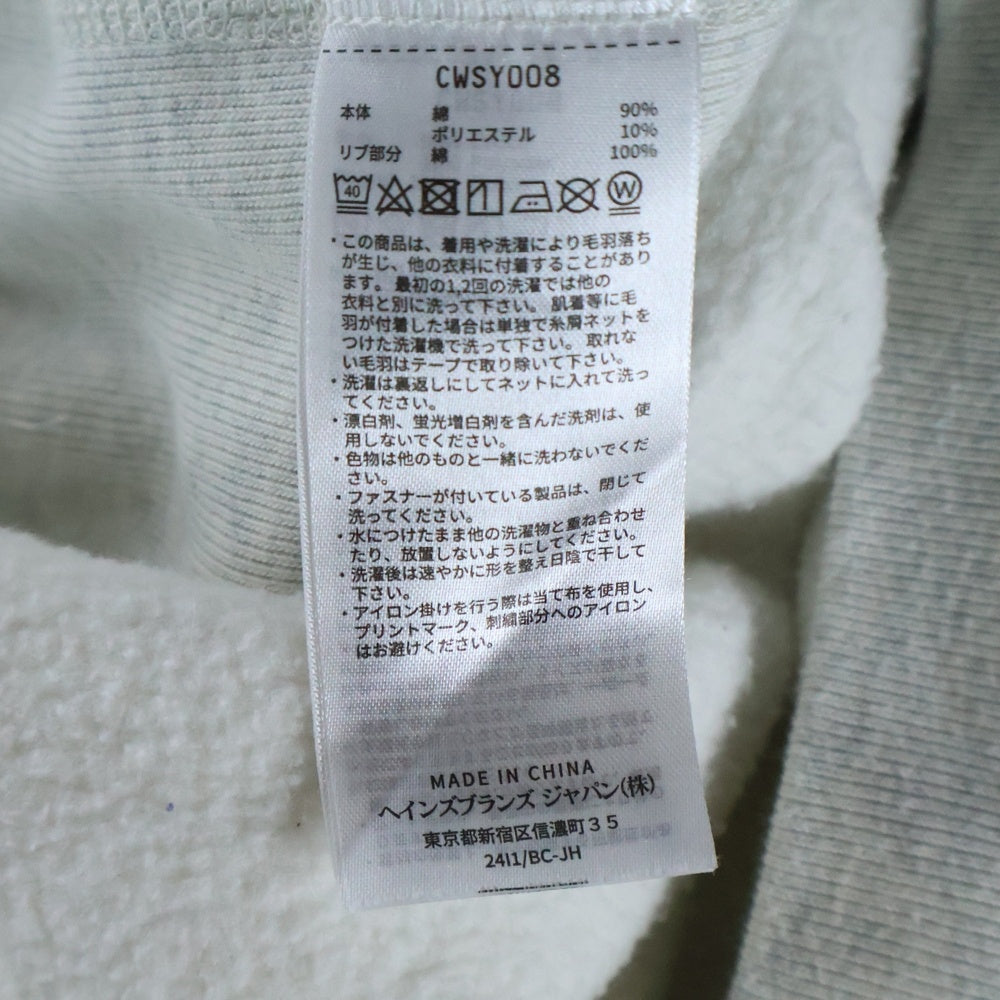 CHAMPION(チャンピオン) COLORADO 裏起毛 ドルマンスリーブ クルーネックスウェット トレーナー ホワイト レディース CWSY009