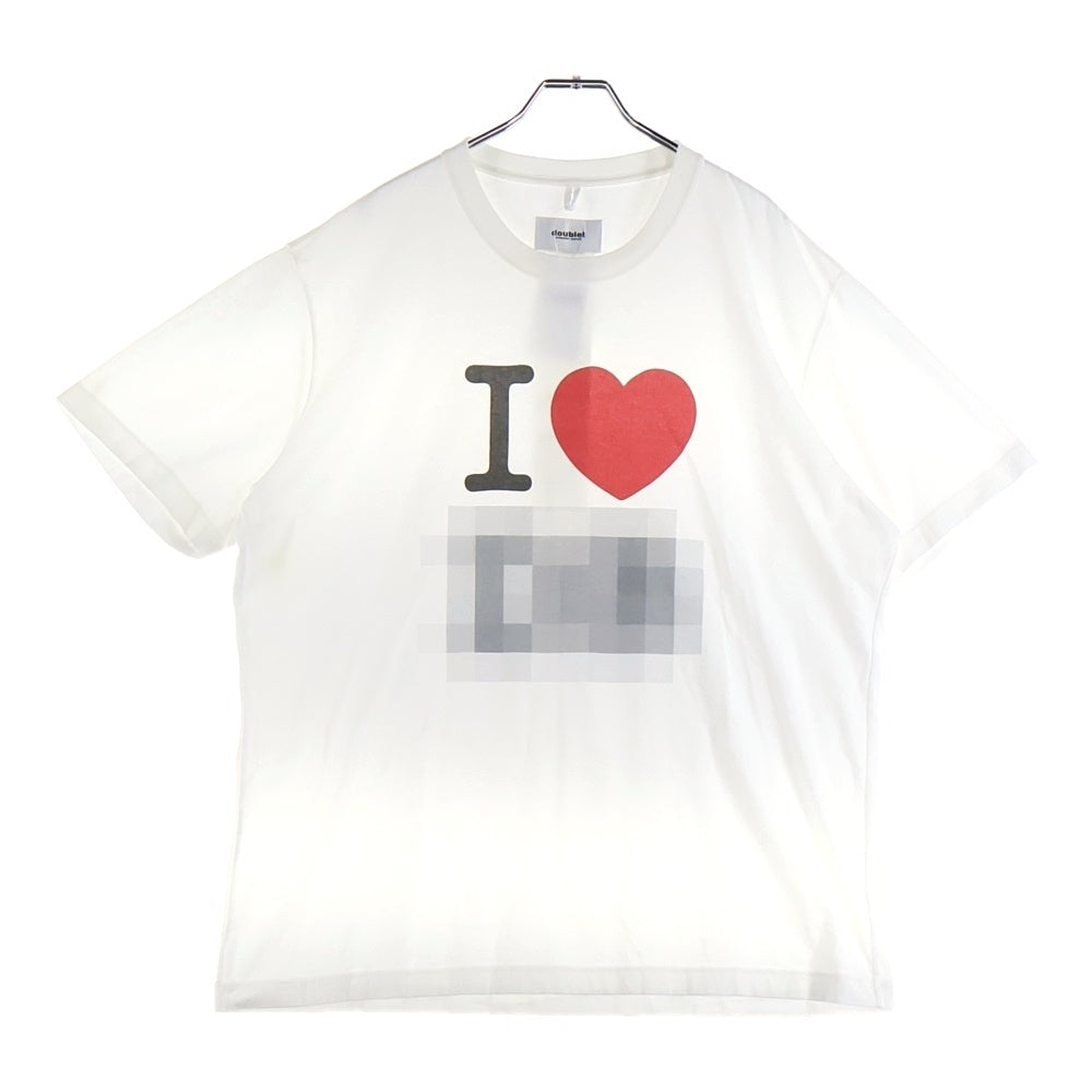 doublet(ダブレット) MOSAIC PRINTED T-SHIRT モザイクデザイン プリント半袖Tシャツ カットソー ホワイト 23SS28CS277