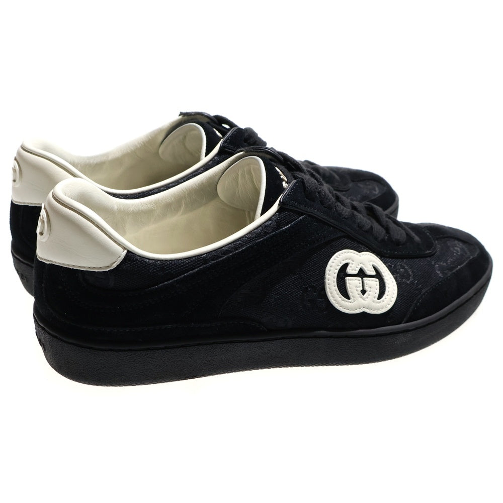GUCCI(グッチ) G75 GGロゴ インターロッキング ローカットスニーカー ブラック
