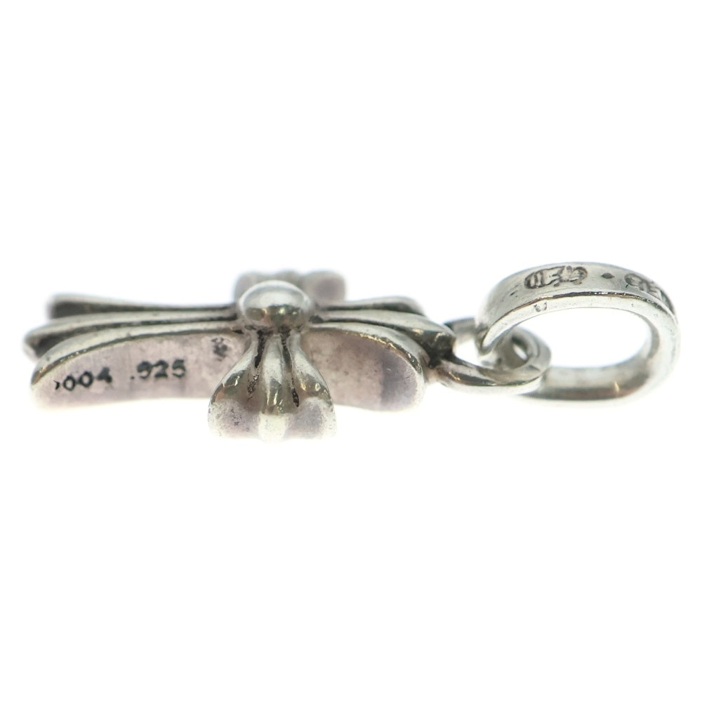 CHROME HEARTS(クロムハーツ) CRS BBYFAT P SAP ベイビーファットクロス PAVEサファイア ペンダントトップ シルバー BCA236