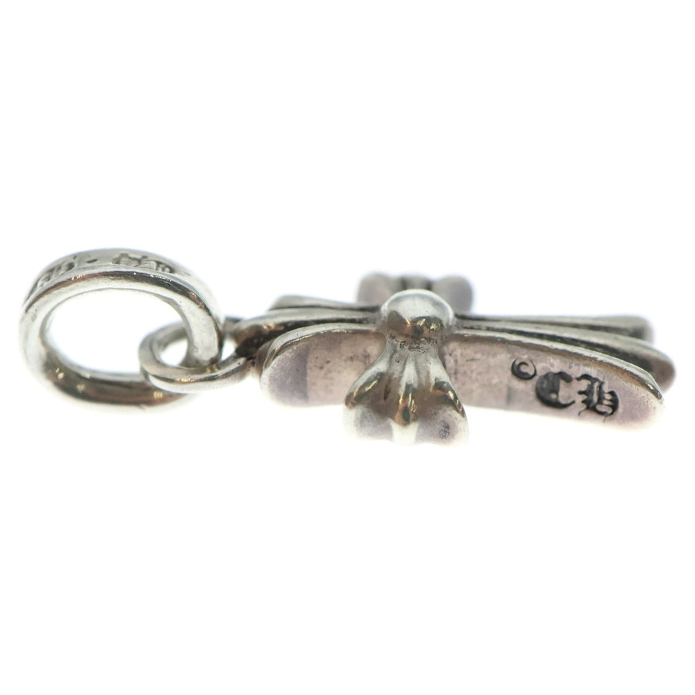 CHROME HEARTS(クロムハーツ) CRS BBYFAT P SAP ベイビーファットクロス PAVEサファイア ペンダントトップ シルバー BCA236
