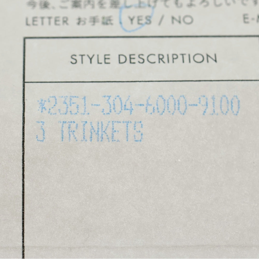 CHROME HEARTS(クロムハーツ) 3TRINKETS 3トリンケッツ ペンダントトップ シルバー BCA202