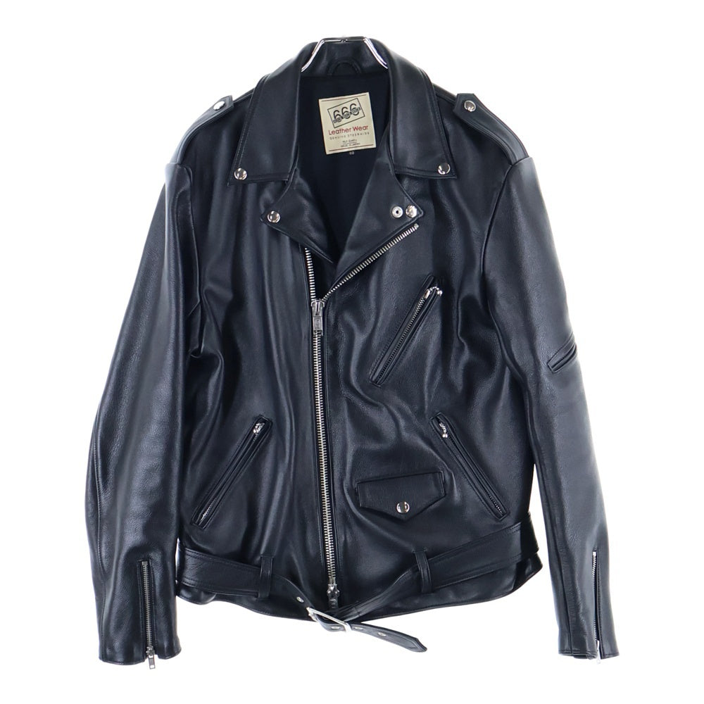 666 LEATHER WEAR(トリプルシックスレザーウェア) 666 LEATHER WEAR LMJ-10TF 666レザーライダースジャケット ブラック
