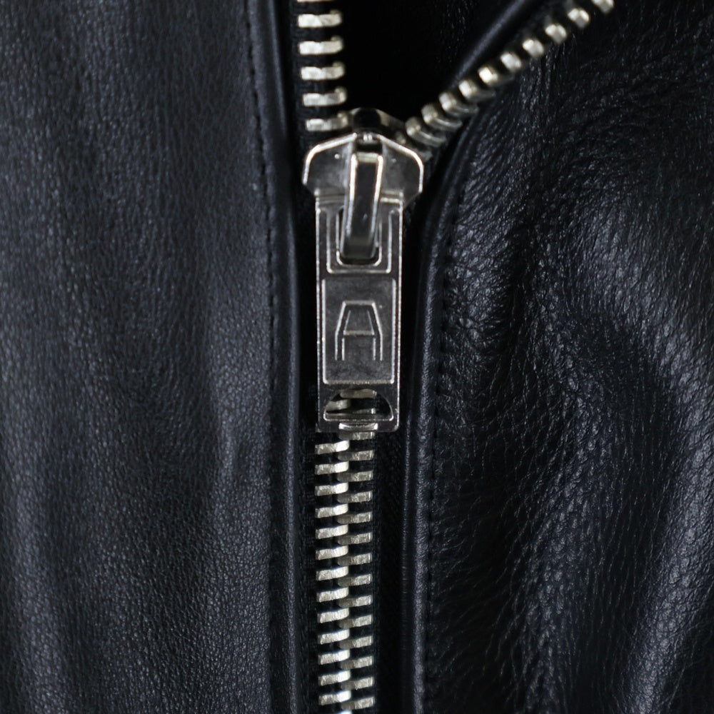666 LEATHER WEAR(トリプルシックスレザーウェア) 666 LEATHER WEAR LMJ-10TF 666レザーライダースジャケット ブラック
