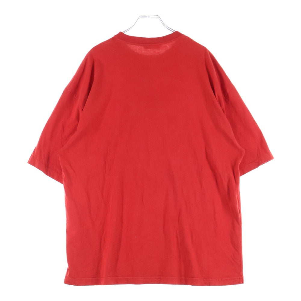 BALENCIAGA(バレンシアガ) BB LOGO S/S TEE BBロゴ 半袖Tシャツカットソー レッド
