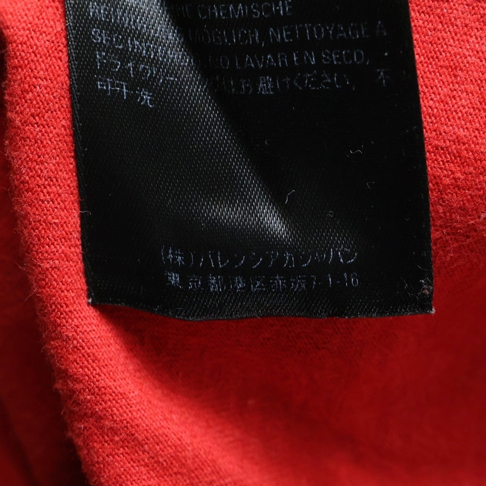 BALENCIAGA(バレンシアガ) BB LOGO S/S TEE BBロゴ 半袖Tシャツカットソー レッド