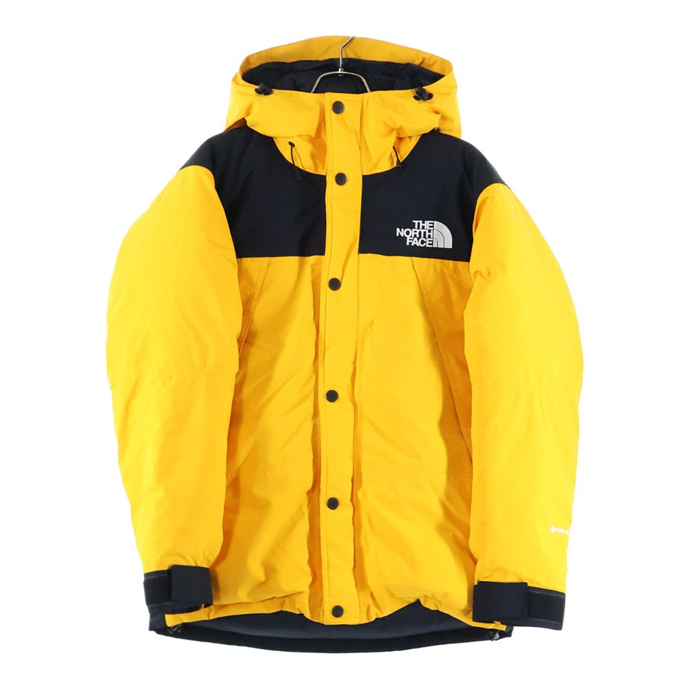 THE NORTH FACE(ザノースフェイス) MOUNTAIN DOWN JACKET GORE-TEX マウンテンダウンジャケット ゴアテックス イエロー/ブラック ND91930