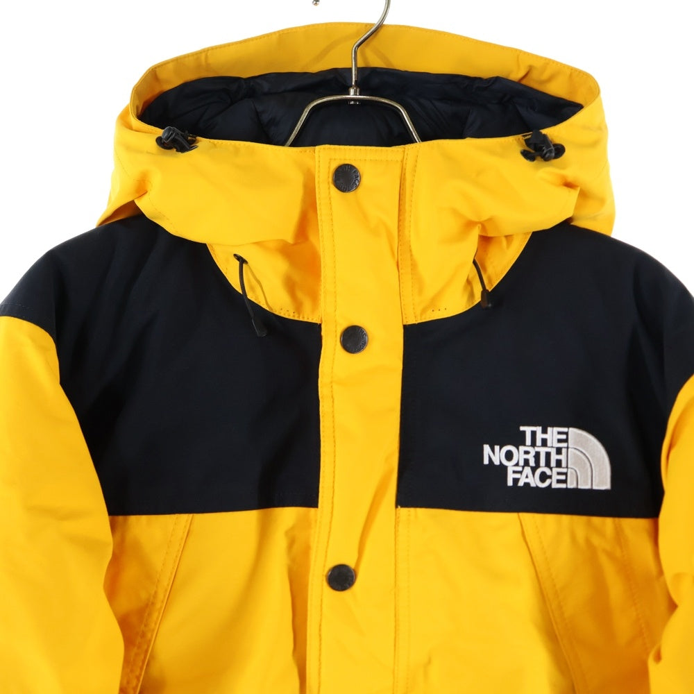 THE NORTH FACE(ザノースフェイス) MOUNTAIN DOWN JACKET GORE-TEX マウンテンダウンジャケット ゴアテックス イエロー/ブラック ND91930
