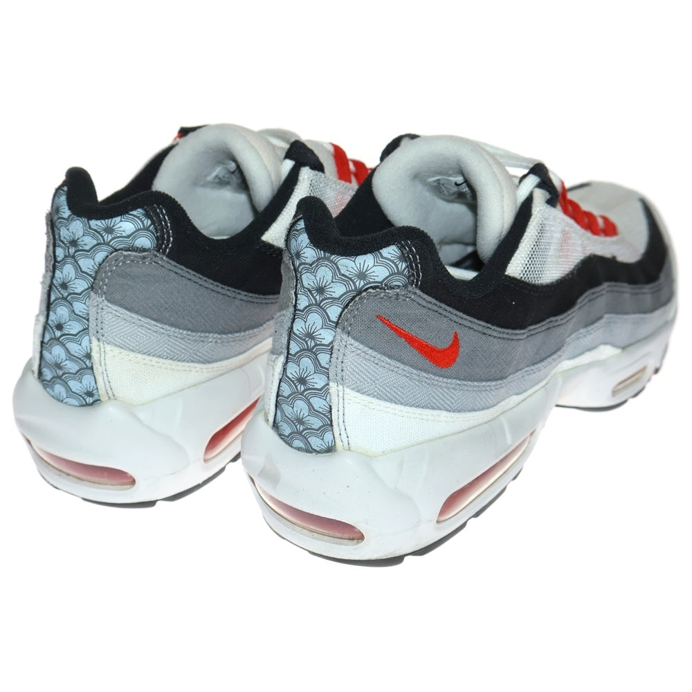 NIKE(ナイキ) AIR MAX 95 JAPAN DH9792-100 エアマックス ジャパン ローカットスニーカー ホワイト/レッド US9/27cm