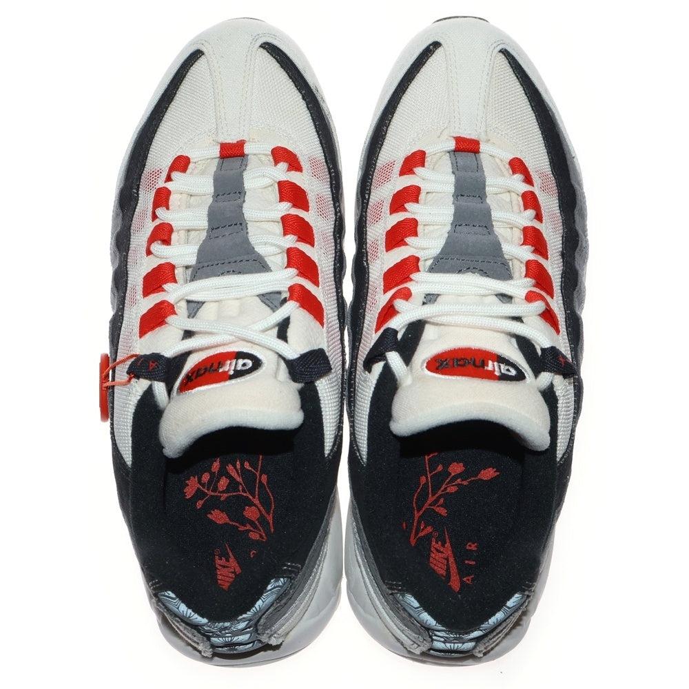 NIKE(ナイキ) AIR MAX 95 JAPAN DH9792-100 エアマックス ジャパン ローカットスニーカー ホワイト/レッド US9/27cm