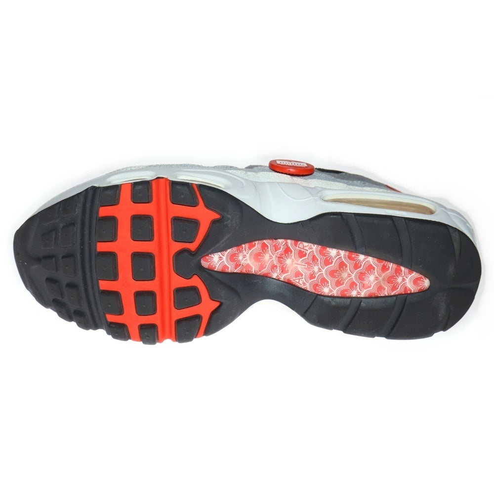 NIKE(ナイキ) AIR MAX 95 JAPAN DH9792-100 エアマックス ジャパン ローカットスニーカー ホワイト/レッド US9/27cm