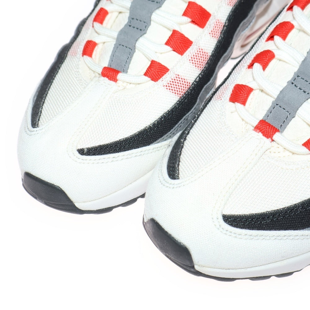 NIKE(ナイキ) AIR MAX 95 JAPAN DH9792-100 エアマックス ジャパン ローカットスニーカー ホワイト/レッド US9/27cm
