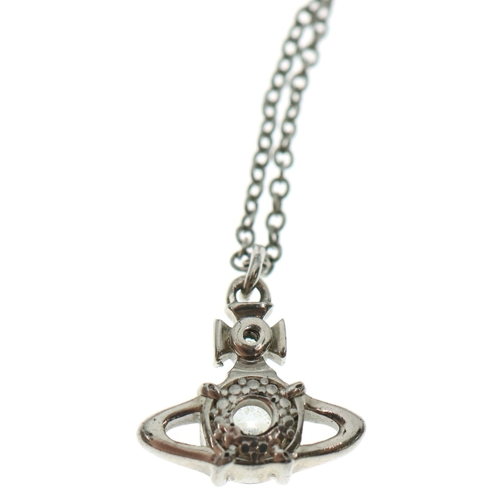 Vivienne Westwood(ヴィヴィアンウエストウッド) REINA レイナ ペンダント ネックレス オーブ ラインストーン シルバー