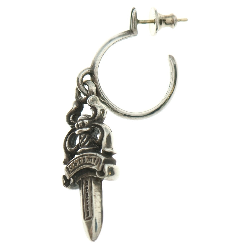 CHROME HEARTS(クロムハーツ) No5 DAGGER #5 ダガーフープ ピアス シルバー BCA106