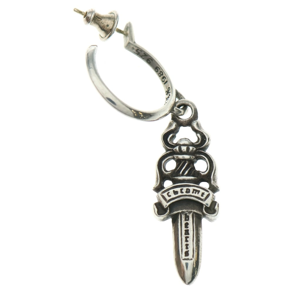CHROME HEARTS(クロムハーツ) No5 DAGGER #5 ダガーフープ ピアス シルバー BCA106