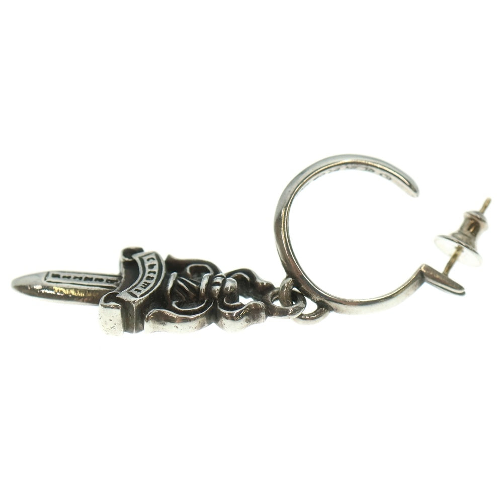 CHROME HEARTS(クロムハーツ) No5 DAGGER #5 ダガーフープ ピアス シルバー BCA106