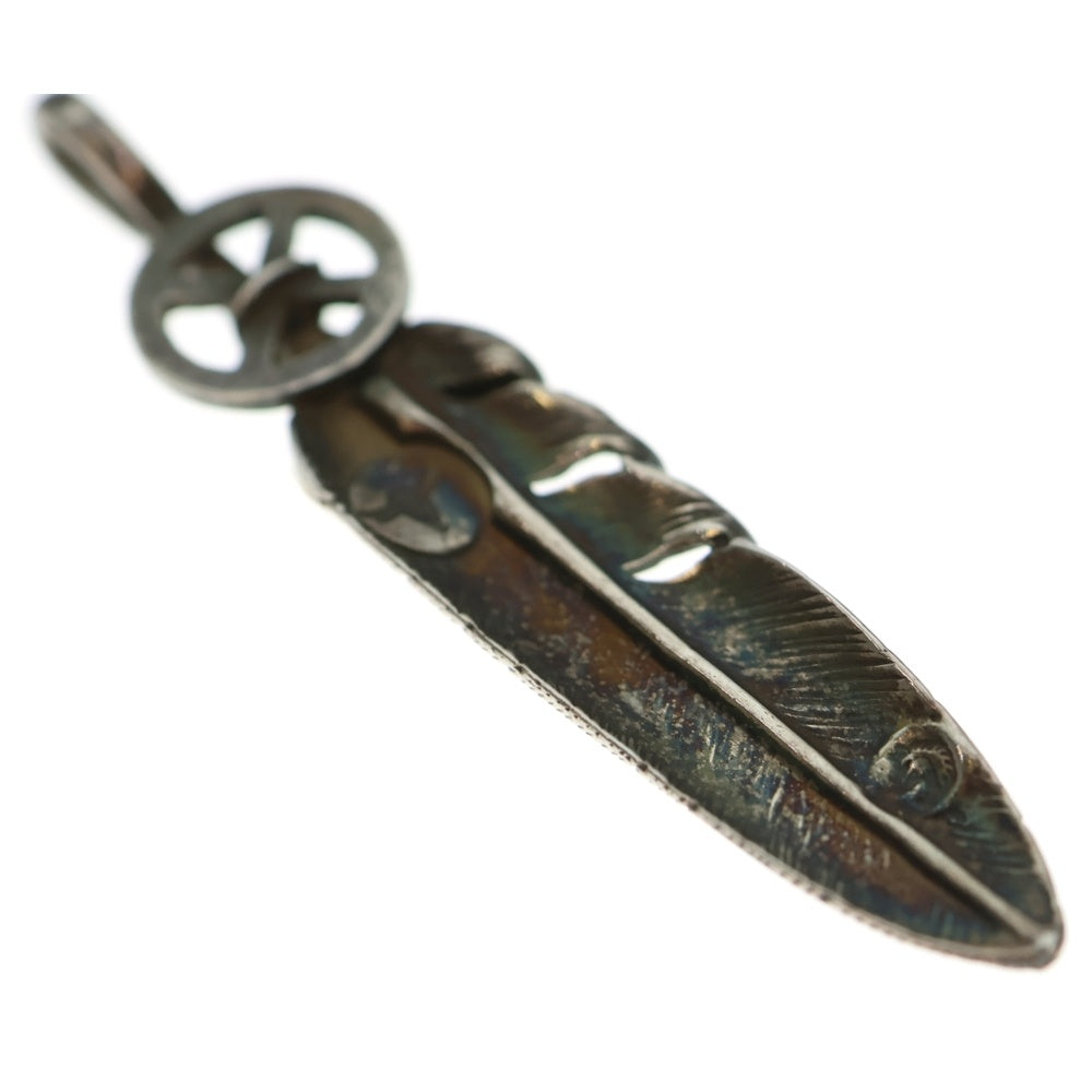 TADY & KING(タディアンドキング) K18 ホイールフェザー ペンダントトップ ネックレストップ L シルバー/ゴールド