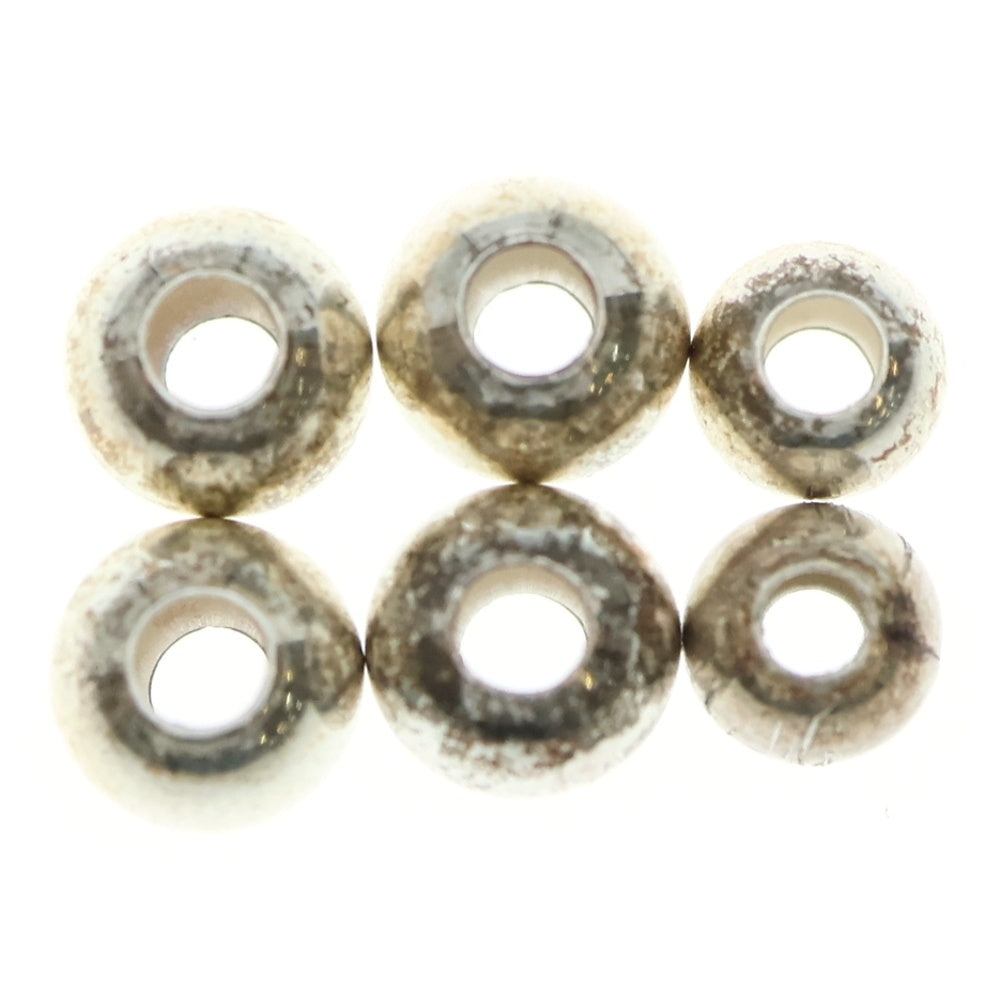 TADY & KING(タディアンドキング) SV無垢ビーズ シルバー 6mm/5mm ※6発セット