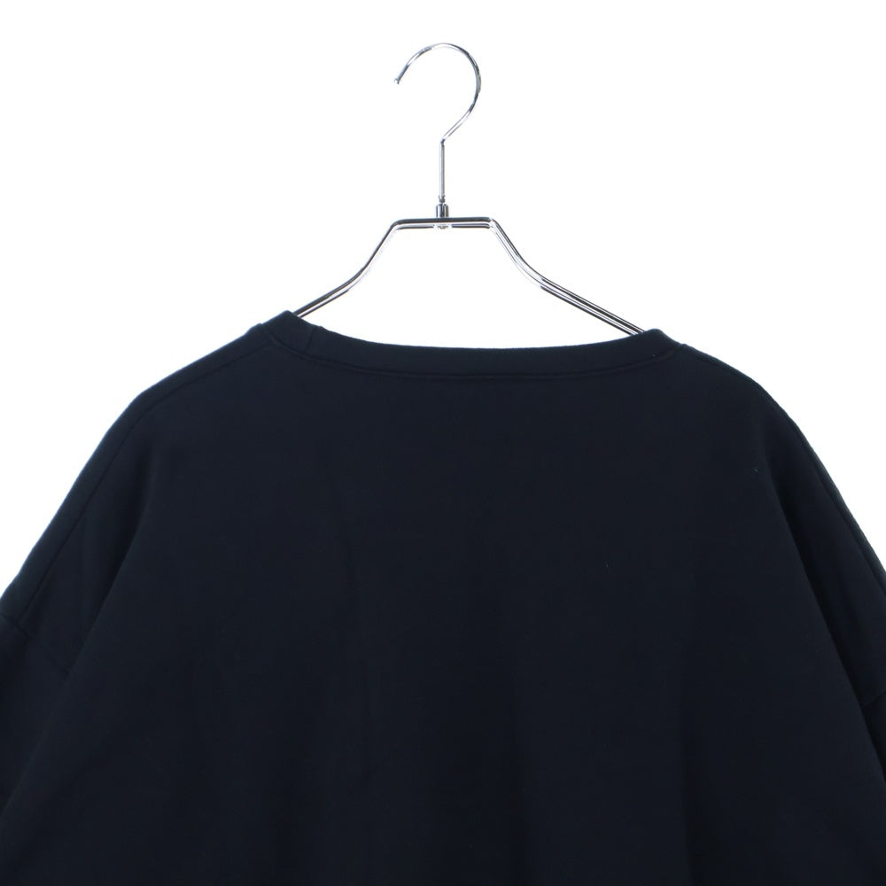 CHROME HEARTS(クロムハーツ) SWTSHRT PLVR ネックロゴプリント クルーネックスウェットトレーナー ブラック
