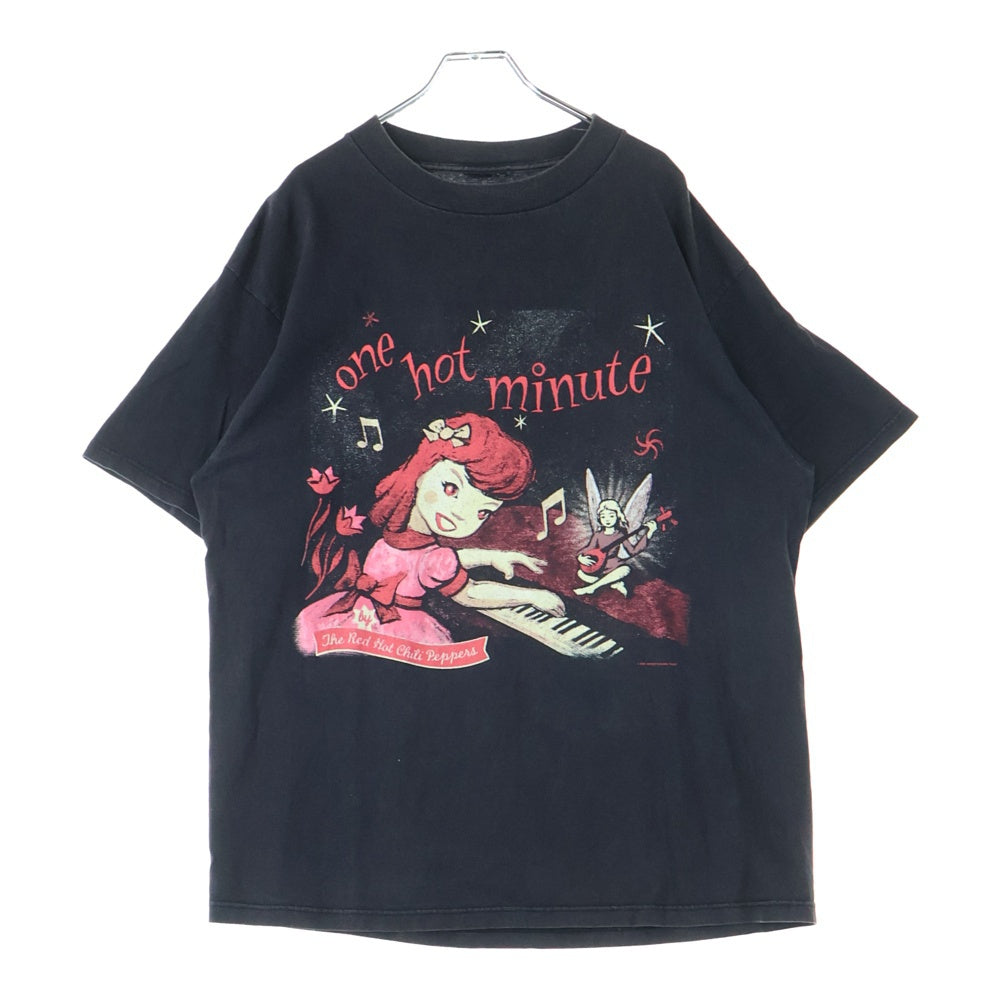 VINTAGE(ヴィンテージ) 90s Red Hot Chili Peppers ONE HOT MINUTE 1995 レッドホットチリペッパーズ ワンホットミニット ツアーTシャツ 半袖カットソー ブラック