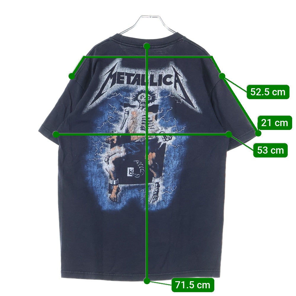 VINTAGE(ヴィンテージ) 00S VINTAGE METALLICA METAL UP YOUR ASS TEE ヴィンテージ メタリカ メタル アップ ユア アス 両面プリント クルーネック 半袖Tシャツ カットソー ブラック
