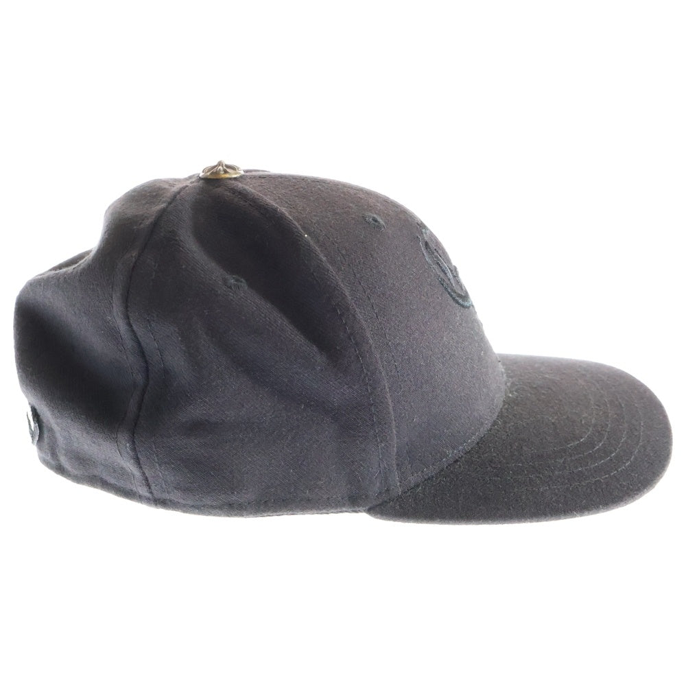 CHROME HEARTS(クロムハーツ) BASEBALL CAP CHロゴ 刺繍 ベースボールキャップ 帽子 ブラック