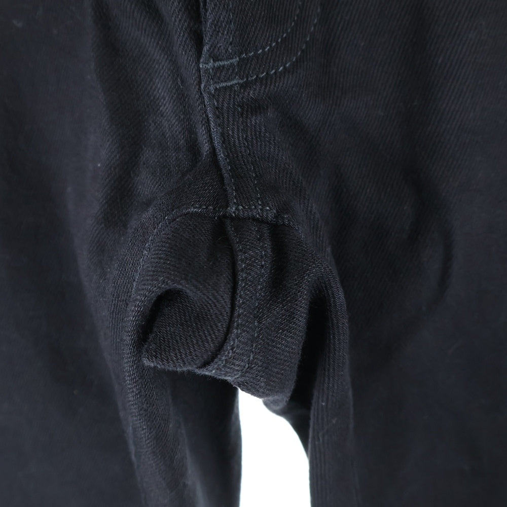 Dior HOMME(ディオールオム) SLIM17.5 アトリエライン デニム テーパードパンツ ブラック 863DS26A4209