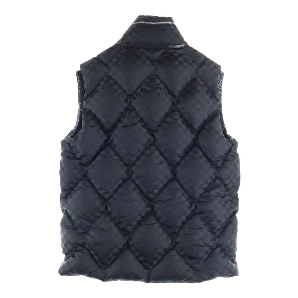 MONCLER(モンクレール) 22AW KITA GILET VEST 総柄 ダウンベスト ブラック H20911A00208 596CD