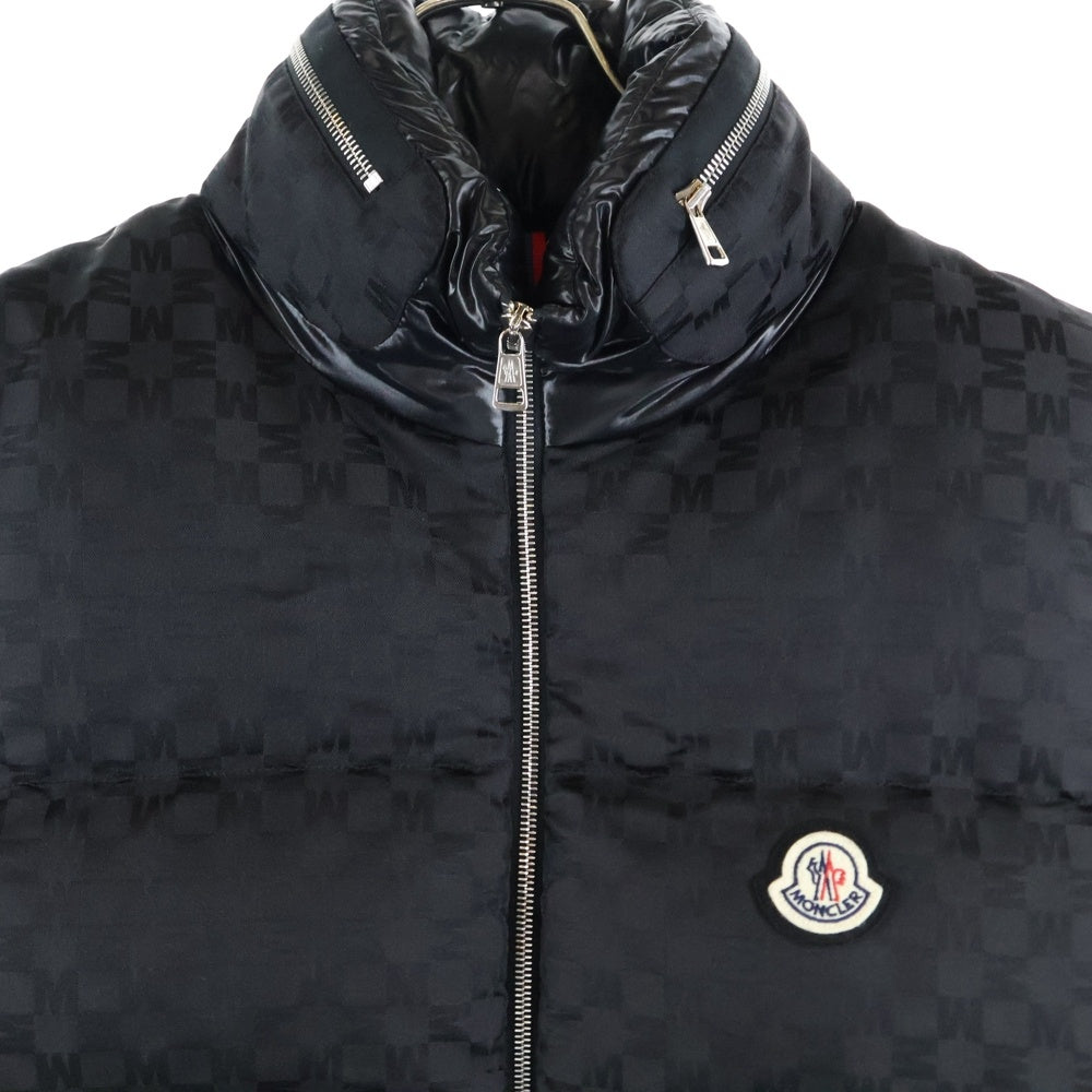 MONCLER(モンクレール) 22AW KITA GILET VEST 総柄 ダウンベスト ブラック H20911A00208 596CD