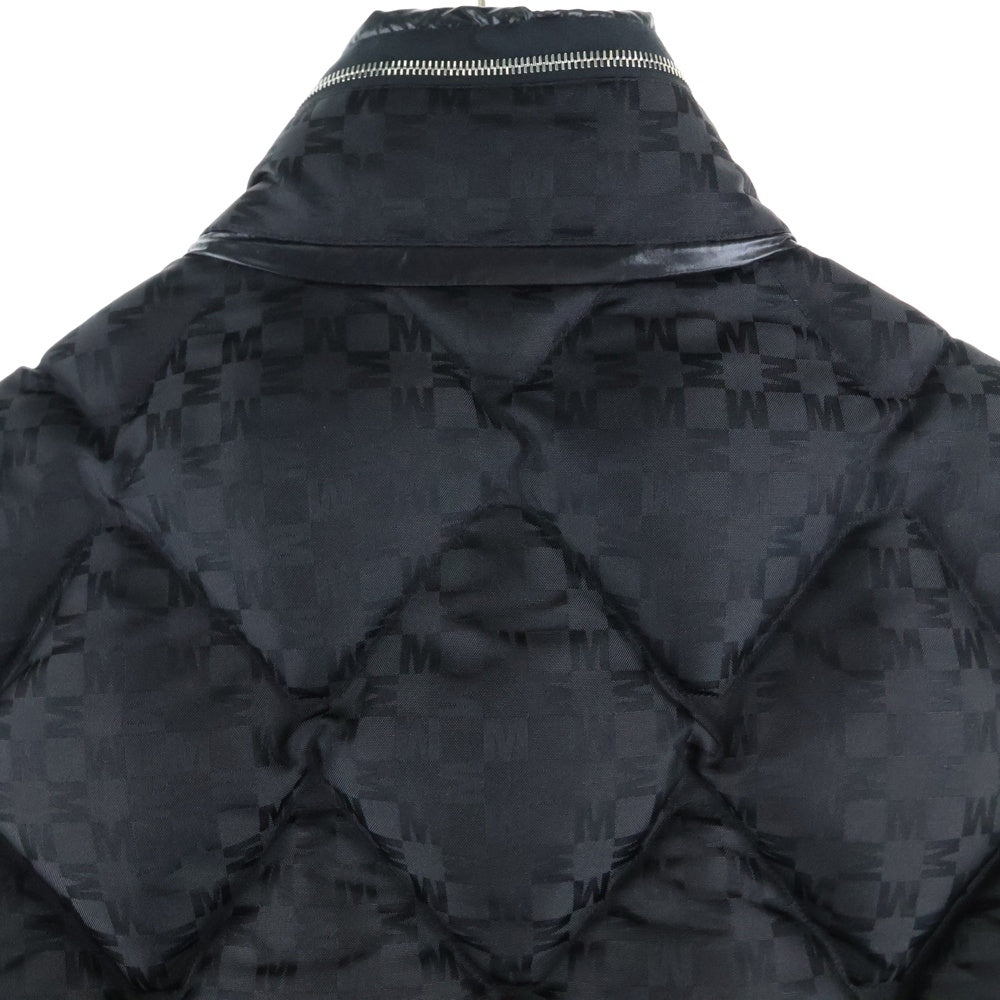 MONCLER(モンクレール) 22AW KITA GILET VEST 総柄 ダウンベスト ブラック H20911A00208 596CD