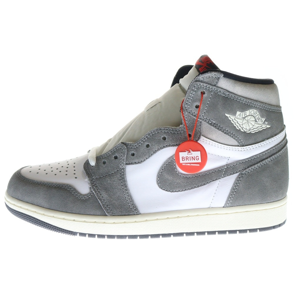 NIKE(ナイキ) AIR JORDAN 1 RETRO HIGH OG BLACK AND SMOKE GREY DZ5485-051 エアジョーダン ブラックアンドスモーク ハイカットスニーカー ホワイト/グレー US10/28cm