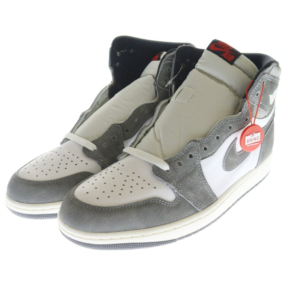 NIKE(ナイキ) AIR JORDAN 1 RETRO HIGH OG BLACK AND SMOKE GREY DZ5485-051 エアジョーダン ブラックアンドスモーク ハイカットスニーカー ホワイト/グレー US10/28cm