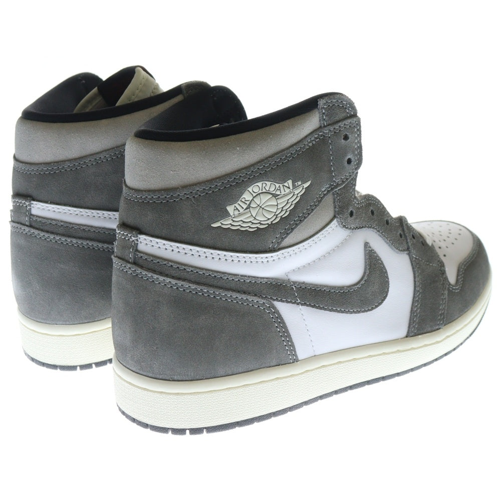 NIKE(ナイキ) AIR JORDAN 1 RETRO HIGH OG BLACK AND SMOKE GREY DZ5485-051 エアジョーダン ブラックアンドスモーク ハイカットスニーカー ホワイト/グレー US10/28cm