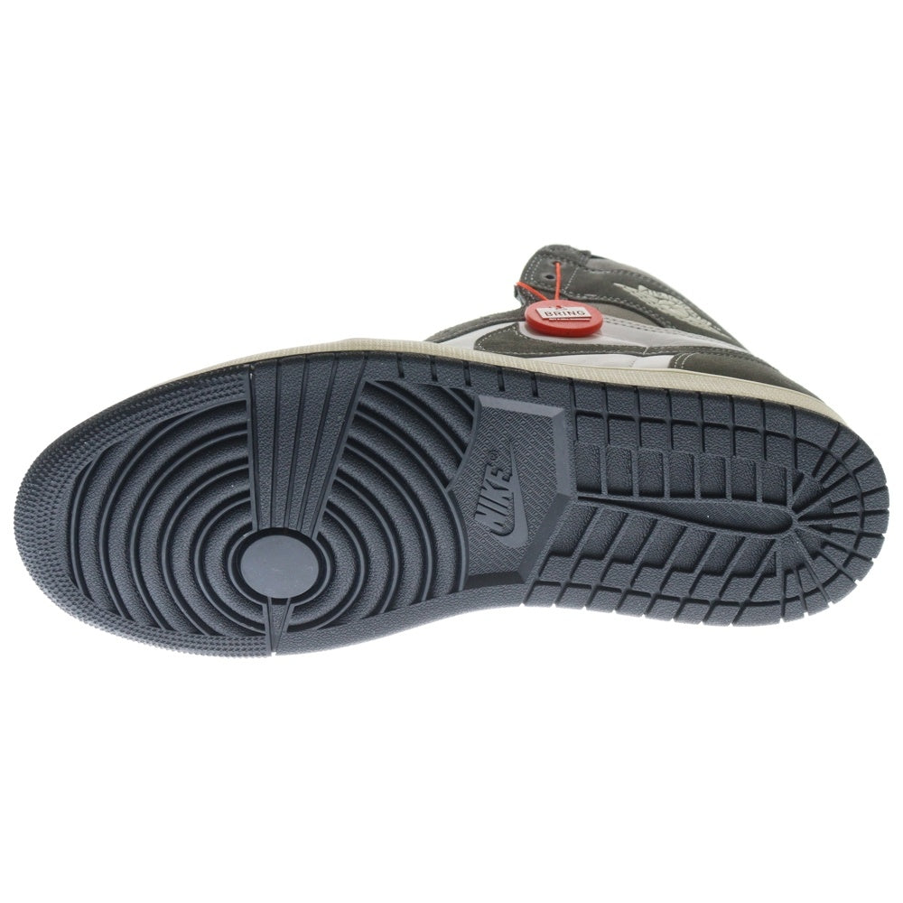 NIKE(ナイキ) AIR JORDAN 1 RETRO HIGH OG BLACK AND SMOKE GREY DZ5485-051 エアジョーダン ブラックアンドスモーク ハイカットスニーカー ホワイト/グレー US10/28cm