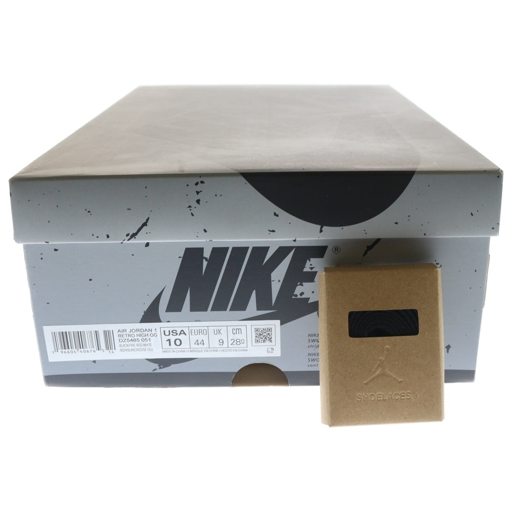 NIKE(ナイキ) AIR JORDAN 1 RETRO HIGH OG BLACK AND SMOKE GREY DZ5485-051 エアジョーダン ブラックアンドスモーク ハイカットスニーカー ホワイト/グレー US10/28cm