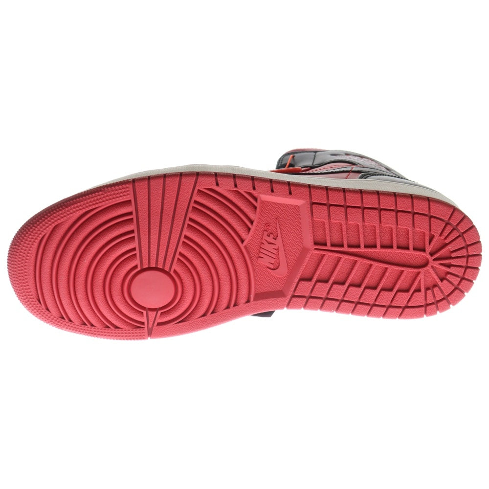 NIKE(ナイキ) AIR JORDAN 1 MID REVERSE BRED 554724-660 エアジョーダン1 リバース ブレッド ミッドカットスニーカー ブラック/レッド US10/28cm