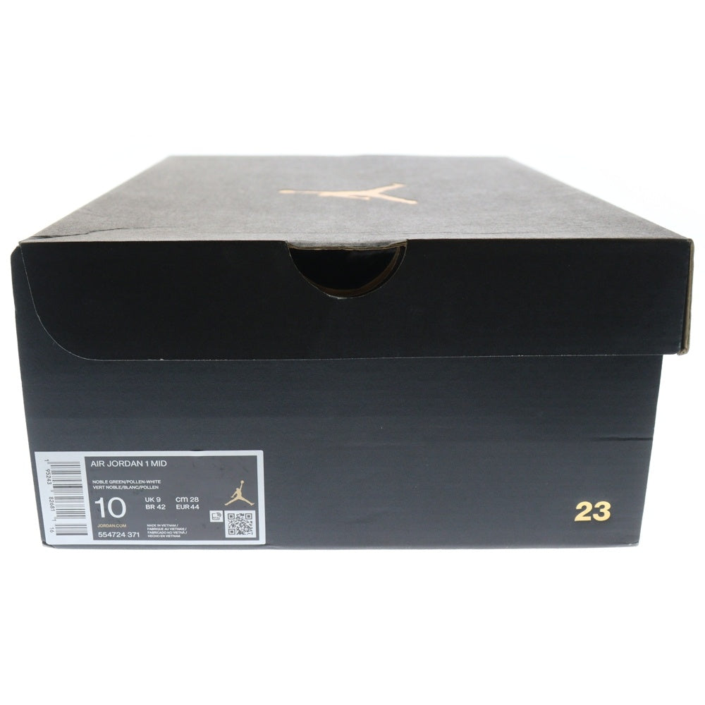 NIKE(ナイキ) AIR JORDAN 1 MID SEATTLE SUPERSONICS 554724-371 エアジョーダン 1 ミッドカットスニーカー グリーン/ホワイト US10/28cm