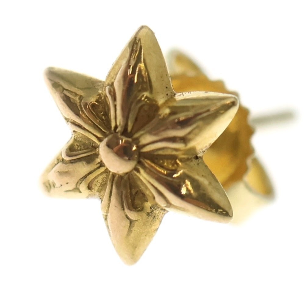 CHROME HEARTS(クロムハーツ) 22K CO STAR スタースタッドピアス ゴールド
