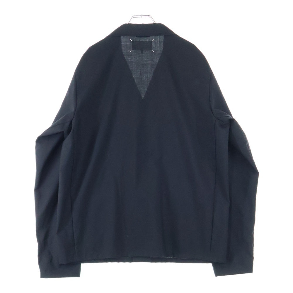 Maison Margiela 10(メゾン マルジェラ) 20SS フロントポケット シャツジャケット ブラック S50DL0426 S4433