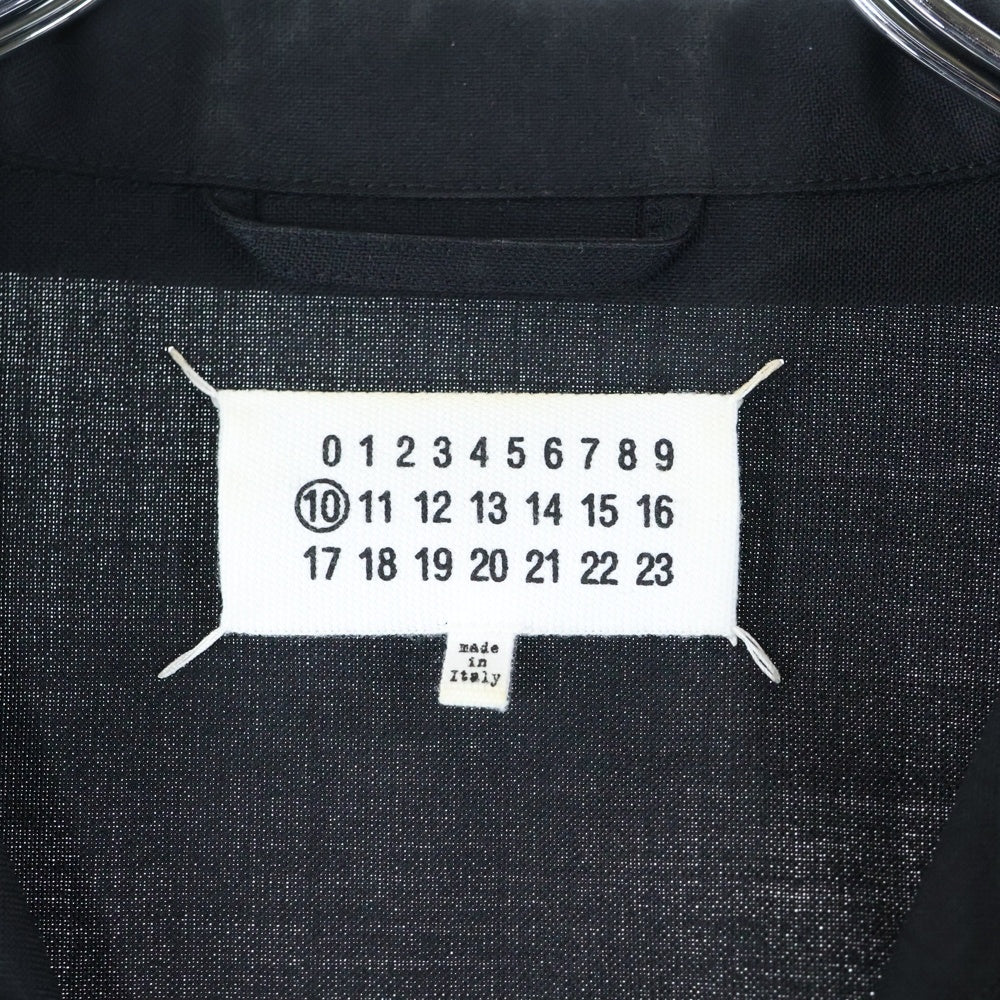 Maison Margiela 10(メゾン マルジェラ) 20SS フロントポケット シャツジャケット ブラック S50DL0426 S4433