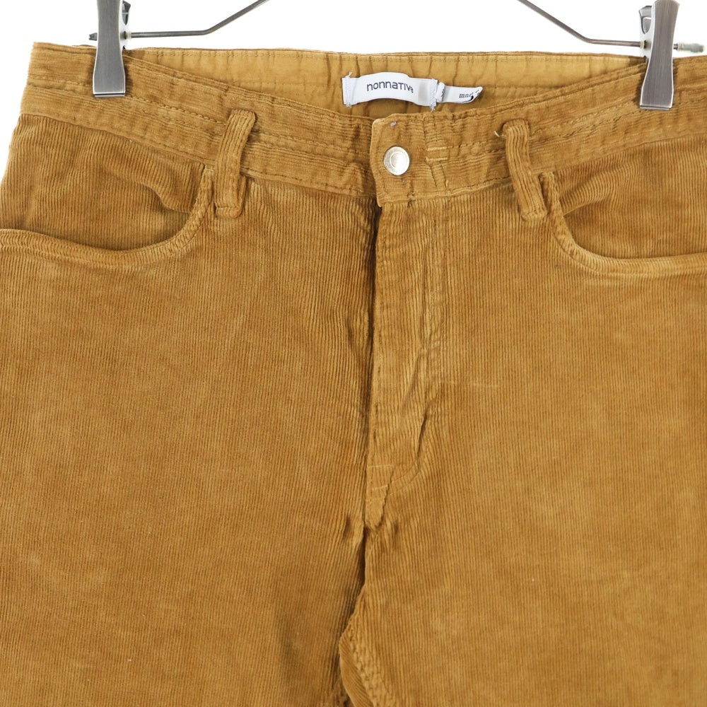 nonnative(ノンネイティブ) DWELLER 4P JEANS TAPERED FIT C/P CORD コーデュロイ ストレット テーパードパンツ ベージュ NN-P3106