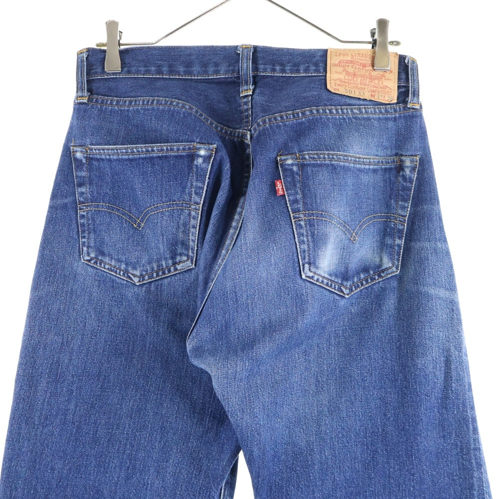 Levi's(リーバイス) 98年 USA製 501XX BIGE ボタン裏555 バレンシア工場 両面均等V デニムパンツ インディゴ
